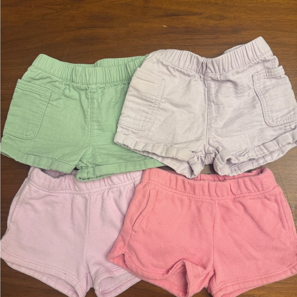 Cat & Jack Cotton Pull-On Shorts Bundle - 3T